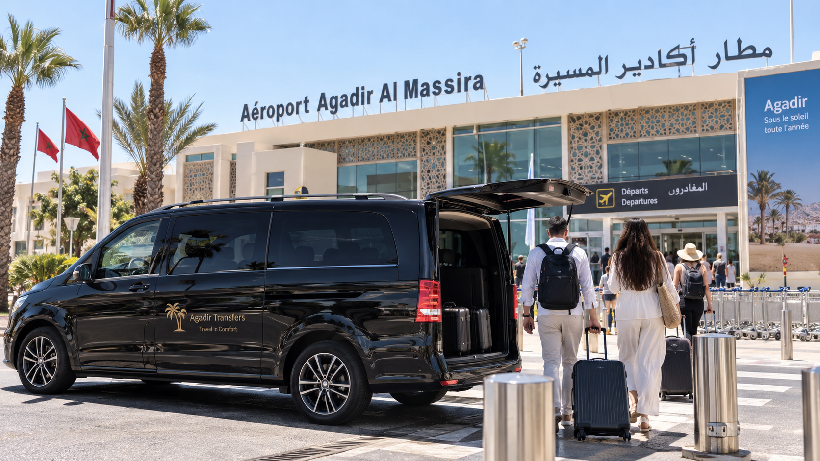 Taxi Agadir Airport Marrakech – comfortable private vehicle