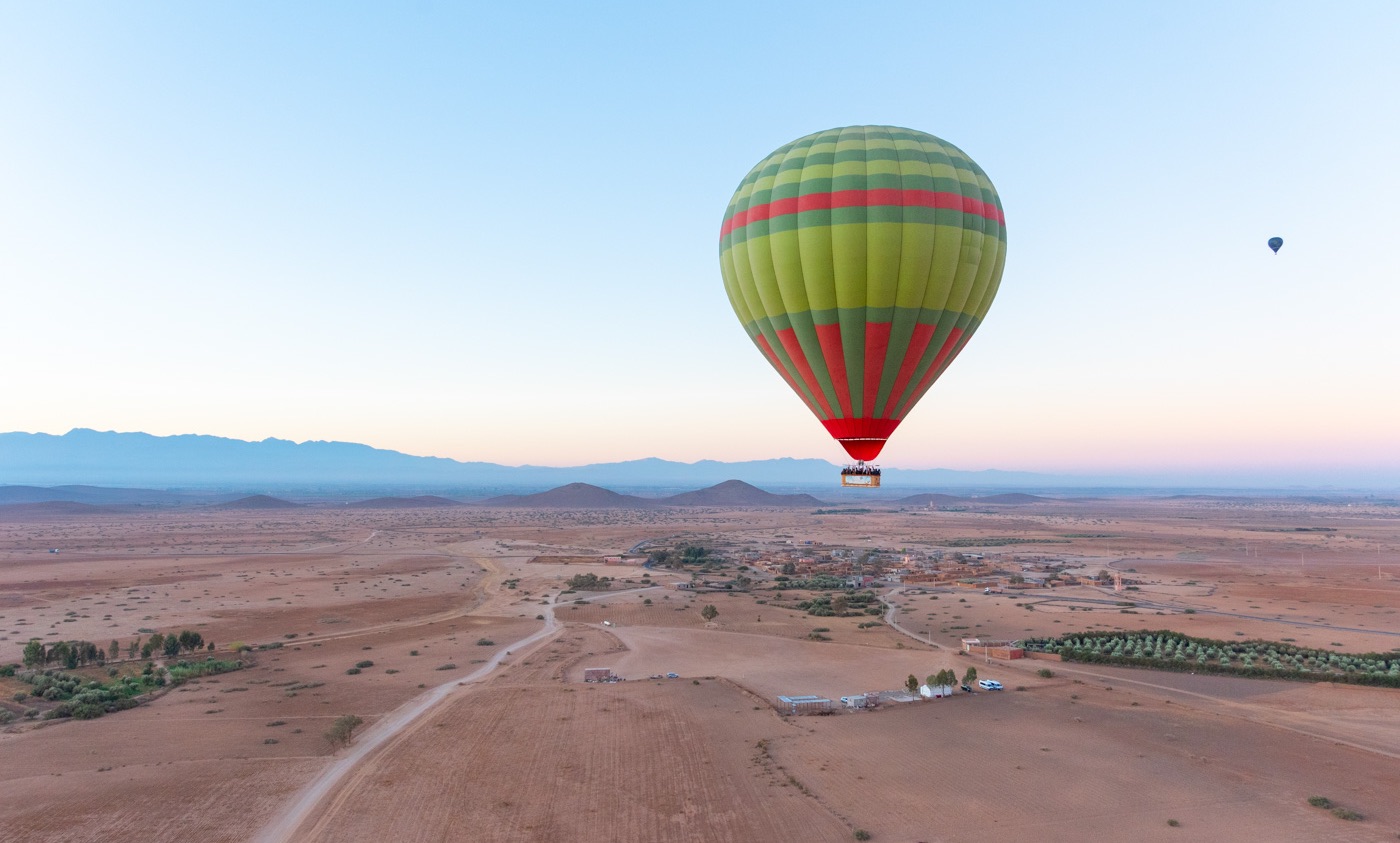 Montgolfière au-dessus de Marrakech – vol à Marrakech